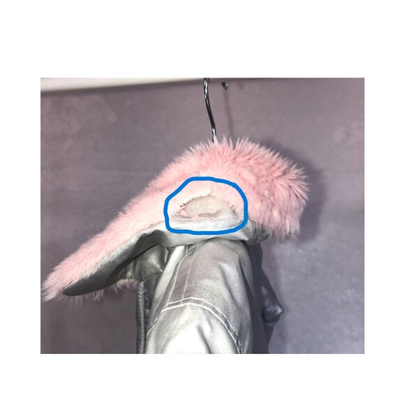 COAT,  3T,  BUFFALO DAVID BRITTON,  bomber, faux fur - Picture 6 of 6